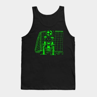 WHEELCHAIR SOCCER GOALIE LIME Tank Top